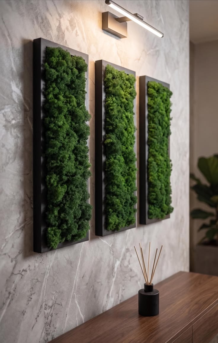 6 Ideas for Using Preserved Moss in Architecture and Design